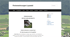 Desktop Screenshot of lupwald.com